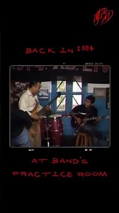 2004, us, and our little practice room! 😎.