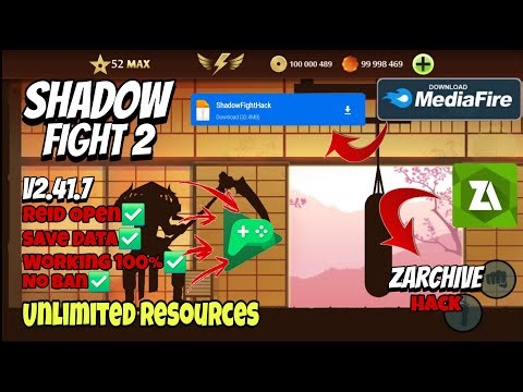 How To Hack and [SAVE DATA] Shadow Fight 2 in ZArchive || Unlimited Gems and Coins 2025