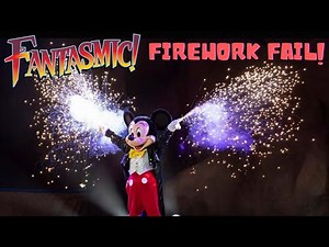 Disney Firework FAIL (Disneyland Fantasmic!)