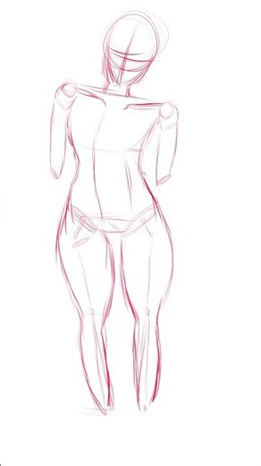 Front view pose (timelapse)