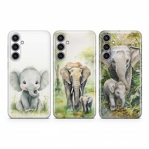 Baby Elephant Phone Case Cute Savanna Cover Fit for Samsung S25 S24 S23 S22 S21 Plus Ultra FE S10 Galaxy Note 20 A16 A17 A55 A56 A14 A25 - Etsy