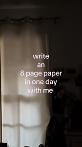 Writing an 8-Page Paper in One Day