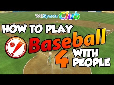 How To Play Wii Sports Baseball With 4 People! (Funny Moments Montage)