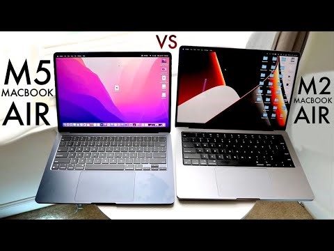 M5 MacBook Air Vs M2 MacBook Air! (Comparison) (Review)