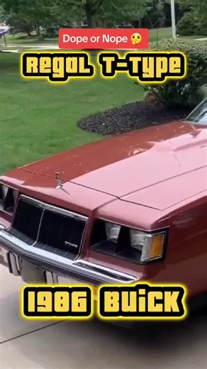 1986 Buick Regal T-Type | buick