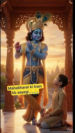 Mahabharat ki train kb aayegi🙏🙏 #funny #cutebabies #cutechildren #cutekids #acting #mahabharattrain🚄