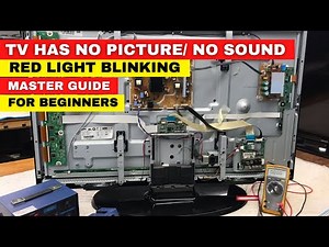 TV Standby Light Flashing But Won't Turn On || TV Repair Master Guide for Beginners