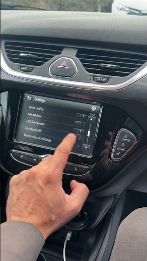 Vauxhall / Opel Corsa E 2015 onwards how to use Apple CarPlay / Android Auto