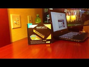 WorldCard Pro Business Card Reader Box Opening