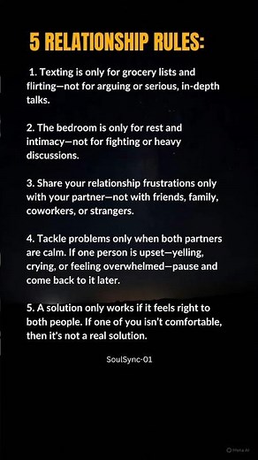 5 Relationship Rules That Actually Work