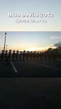 Sounds Like Nostalgia 😮‍💨🔥 Blue Devils 2012 Space Chords In the Lot #band #dci #hornline #music