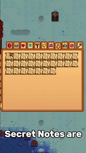 Secret Notes in Stardew Valley! 🔍✨ Did You Know? #shorts #stardewvalley