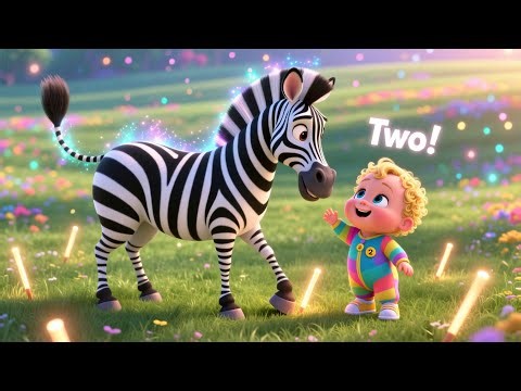 Zebra’s Counting Game | Nursery Rhyme Song for Kids