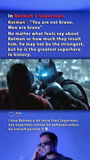 In Batman v Superman 2016, Dawn of Justice, Clark’s showdown with Batman