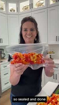 Freezing food using a Food Saver #freezingfood #freezerstorage #realfoodcellar