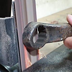 Forging A Kukri Knife Out Of Rusted Giant WRENCH | DIY & Crafts