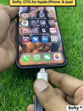 Softy Otg Adapter For Apple iPhone 14 / 13 / 12 & iPad ( how to use OTG in apple iPhone and iPad )
