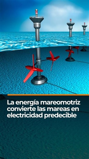 Medio de Comunicación | Canal de TV | Venezuela on Instagram: "🌊 ¿Conoces la energía que viene del mar? 💡 La energía mareomotriz es una fuente renovable y limpia que aprovecha el poder constante y predecible de las mareas. Las turbinas submarinas giran con el flujo del agua para generar electricidad ¡sin combustibles fósiles! 🌎"
