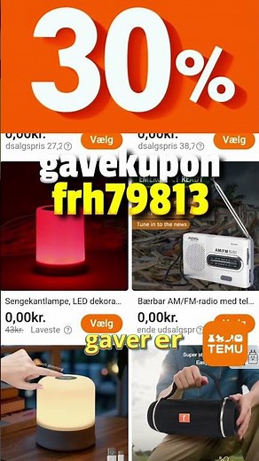 TEMU Rabatkode Maj 2026 🔥 Reel rabat + GRATIS gaver, der virker!