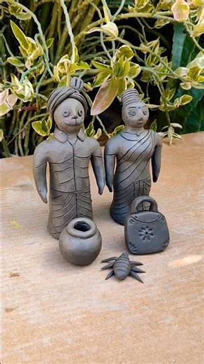 miniature statue 🗿 - #clay