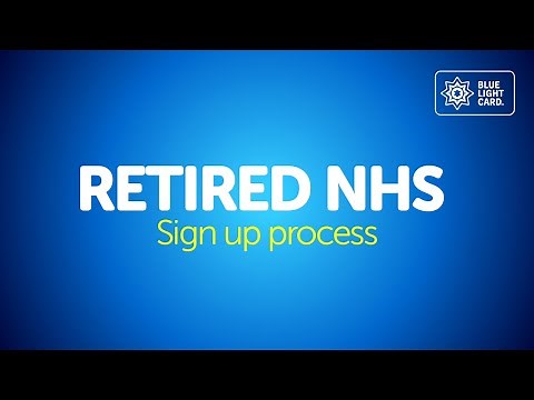 Retired NHS - How to sign up