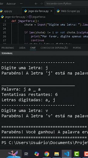 Creating a HANGMAN GAME with PYTHON COMPLETE GAME