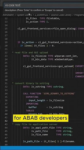 Install Visual Studio Code (VS Code) for ABAP development #abap #vscode #shorts