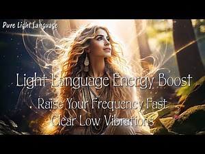 Raise Your Frequency Fast & Clear Heavy Energy✨ Light Language Energy Boost!