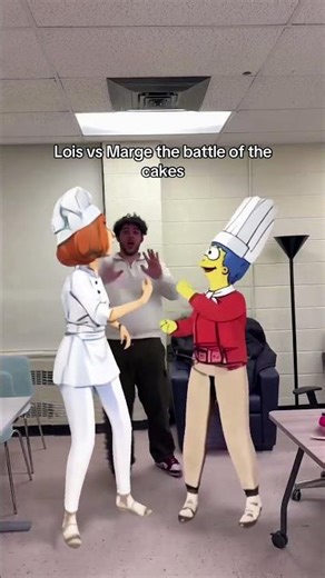 Lois vs Marge the battle of the cakes #shorts