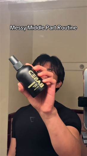 Products from @BASED #akilijadan #model #hair #hairroutine #middlepart | messy middle part