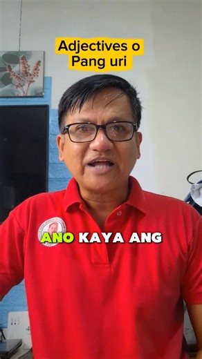 Ano ang Adjective #Adjective #panguri #PartofSpeech #englishlearning #trendingreel | Gregory Garin Gorospe