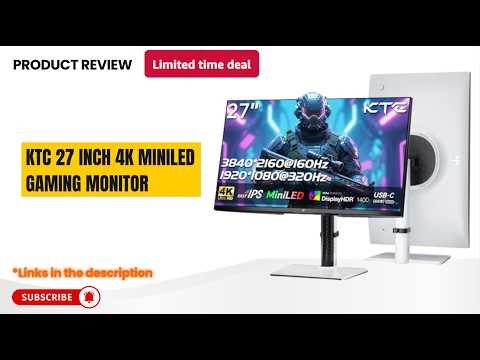 KTC 27” 4K Mini LED Gaming Monitor Review 🔥 160Hz 4K + 320Hz FHD Dual Mode HDR1400 Beast!