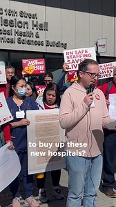 How can UCSF Health have enough resources to acquire two new hospitals, but not enough resources for safe staffing so we can take care of our patients in a timely manner? 🤔 Nurses won't let them cut community services in their pursuit of market power and revenue. We are here and ready to fight back to hold UCSF accountable! | California Nurses Association