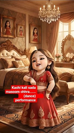 Mesmerizing AI Animated Girl Dancing to “Tenu Shararat” | Heart-Touching Hindi Dance Performance