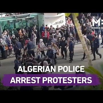 Algerian police arrest protesters