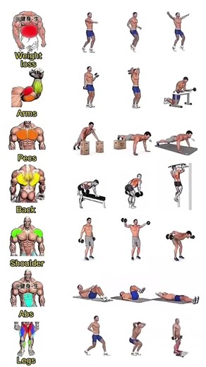 weight lose, arms, pecs, back, shoulder, abs full body workout #ytshorts #viral #gym
