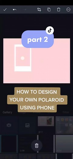 Design Your Own Polaroid Using Phone Tutorial