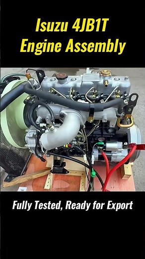 4JB1T Engine Close-Up | Performance & Durability #engine #4jb1 #isuzu #engineassembly