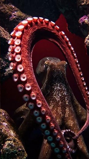 Pacific Giant Octopus with 30-Foot Tentacles Emerges from Hiding