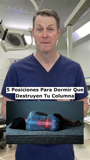 5 Posiciones Para Dormir Que Destruyen Tu Columna #Postura #ColumnaVertebral #Salud #DolorDeEspalda #Peligro