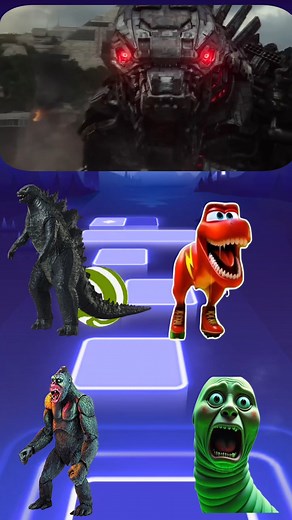92K views · 495 reactions | Dinosaur Coffin vs Mcqueen Dinosaur EXE x Coffin Dance Tiles Hop Edm Rush | Vip Gs Gamer | Facebook