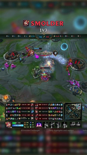 Smolder 1V3 | NA Master Patch 26.11 #shorts
