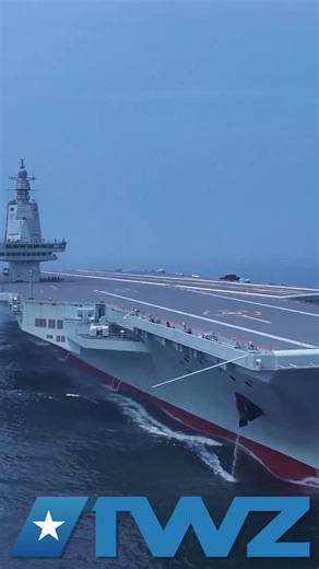 100K views · 1K reactions | The People's Liberation Army Navy's newest Type 003 Aircraft Carrier, the Fujian, took to the seas recently for its first ever sea trials. This carrier is the first one fully designed by China, with many of its features not seen on previous Chinese carriers. | The War Zone | Facebook