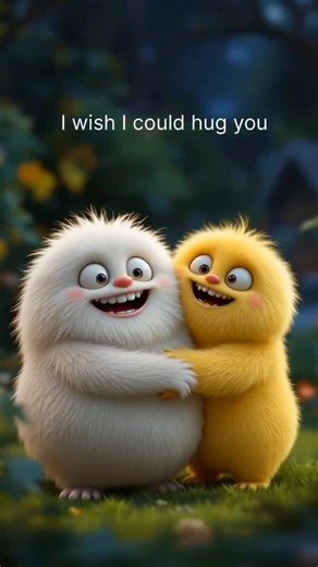 Mini Studio on Instagram: "✨If only I could give you the biggest, fuzziest hug right now! 💙💛 Since I can’t, I made this video to send you all my love instead. 💫 #Cartoon #cartoonanimation #funnyanimation #3drendering #3danimation #motivation #pixaranimation #mundopixar #animated #animatedmovie #animation"