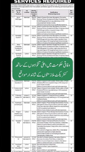 High-Paying Federal Government Jobs 2026 🇵🇰💼