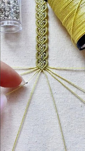 手绳教程Bracelet Tutorial -欢迎点击观看完整视频