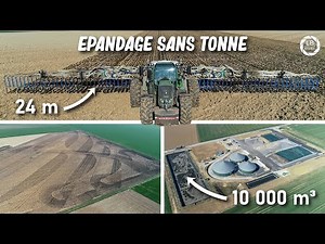Epandage sans tonne en 24 M | 2 brasseurs | 3 camions | TRAMSPREAD