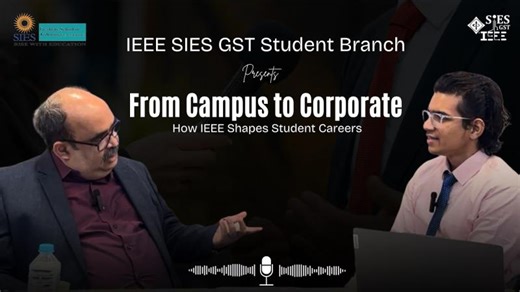 From Campus to Corporate: How IEEE Shapes Careers | Dr. Sameer Nanivadekar | IEEE SIESGST | Dr Sameer Nanivadekar