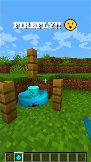 Minecraft FİREFLY!! 😮 #minecraft #shorts