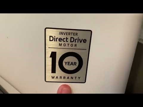 LG WM3400CW front load washer overview